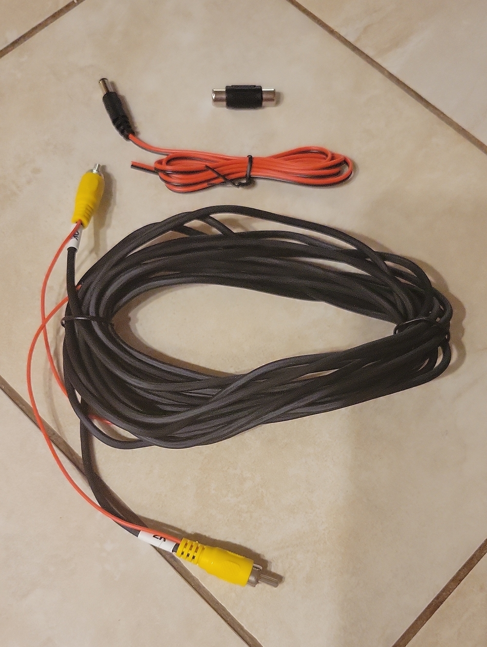EWAY 20ft RCA Cable For Backup Camera Radio